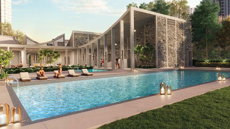 Recreational Deck at Hiranandani Garden Powai